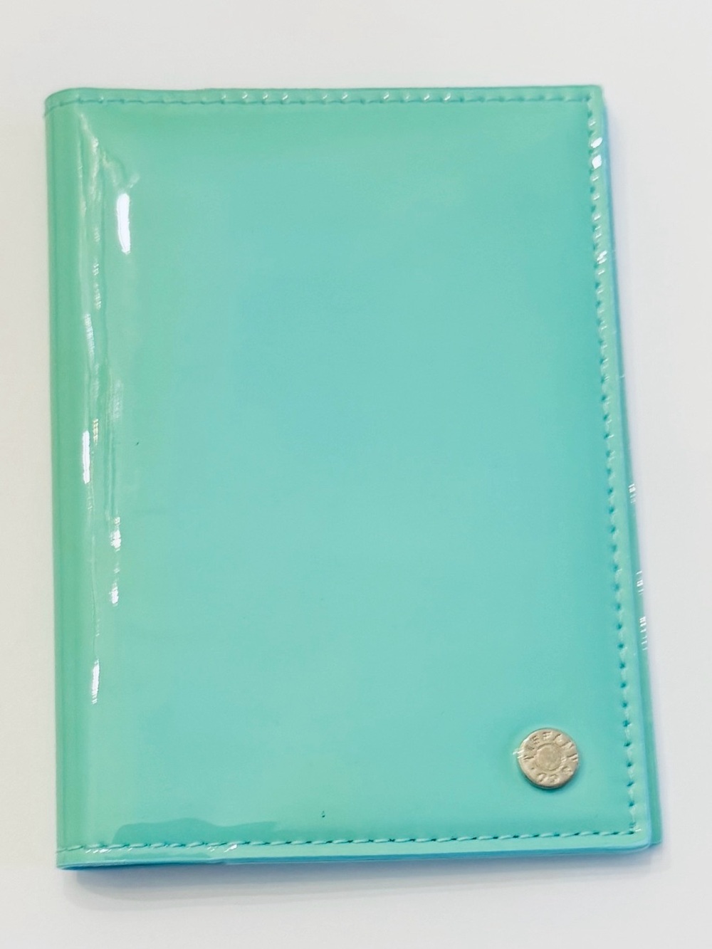 Tiffany&Co. Extremely Rare Tiffany Blue Leather Passport Holder